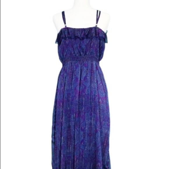 EXPRESS CHIFFON MAXI DRESS - Picture 7 of 14